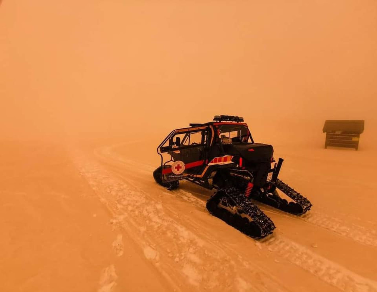 Atmosfera incredibile in questo scatto dal Colle Bercia(TO) 2200 metri in alta Valle Susa. Foto di Croce Rossa Italiana - Comitato di Susa