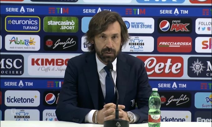Pirlo: "La Juve non meritava di perdere"