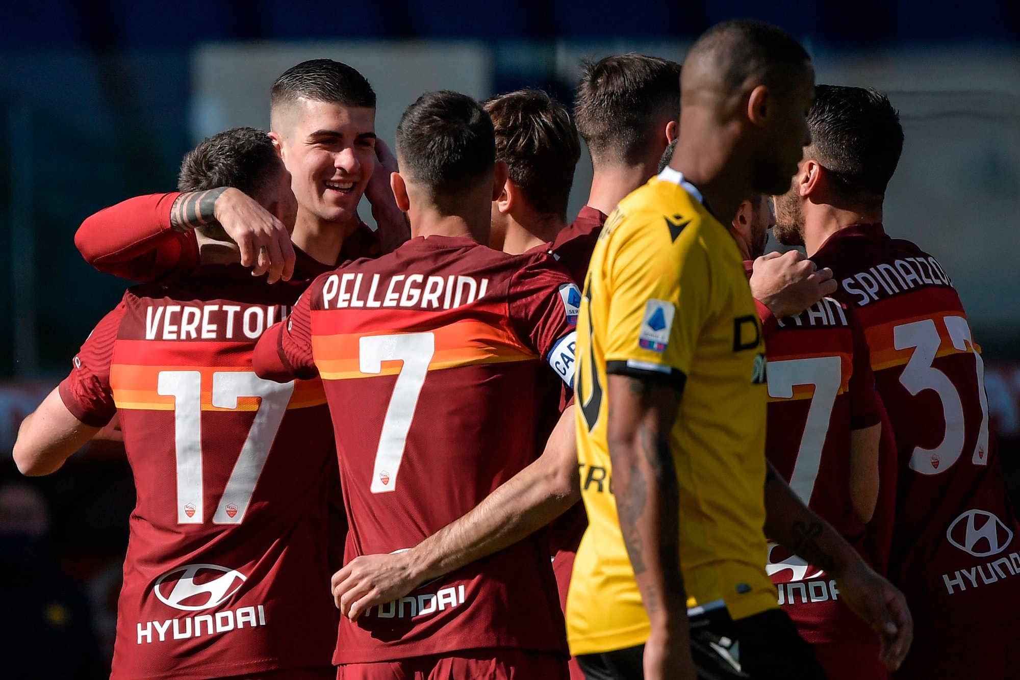 Roma-Udinese 3-0, il tabellino