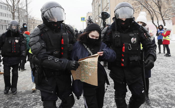 Russia: ong, oltre mille i fermi alle proteste pro-Navalny