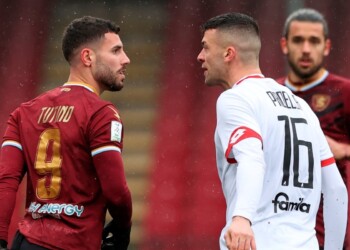 Salernitana-Vicenza 1-1, segna Aya e risponde Giacomelli