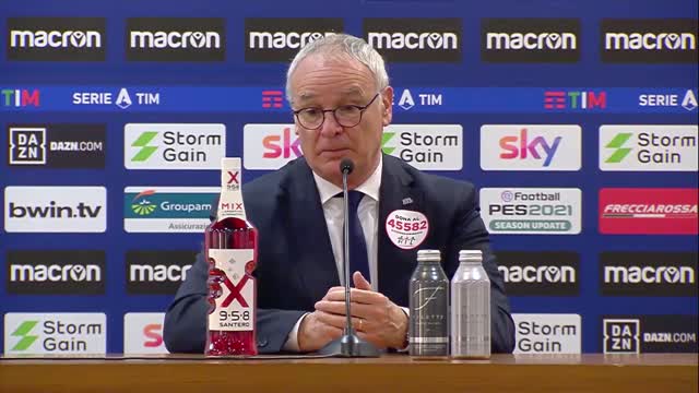 Ranieri: "Usciamo dall'Olimpico a testa alta"