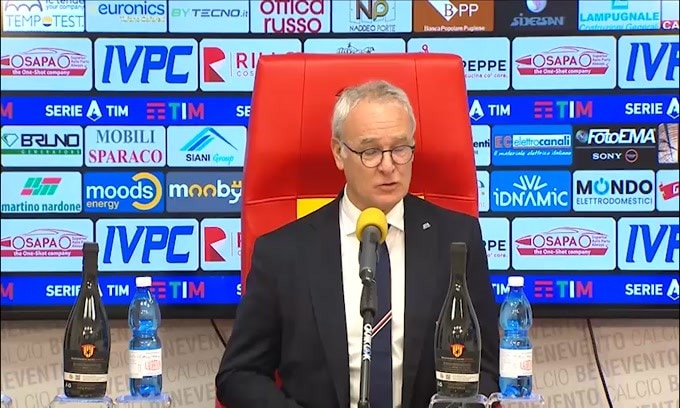 Ranieri: "Se non puoi vincere va bene anche un punto"