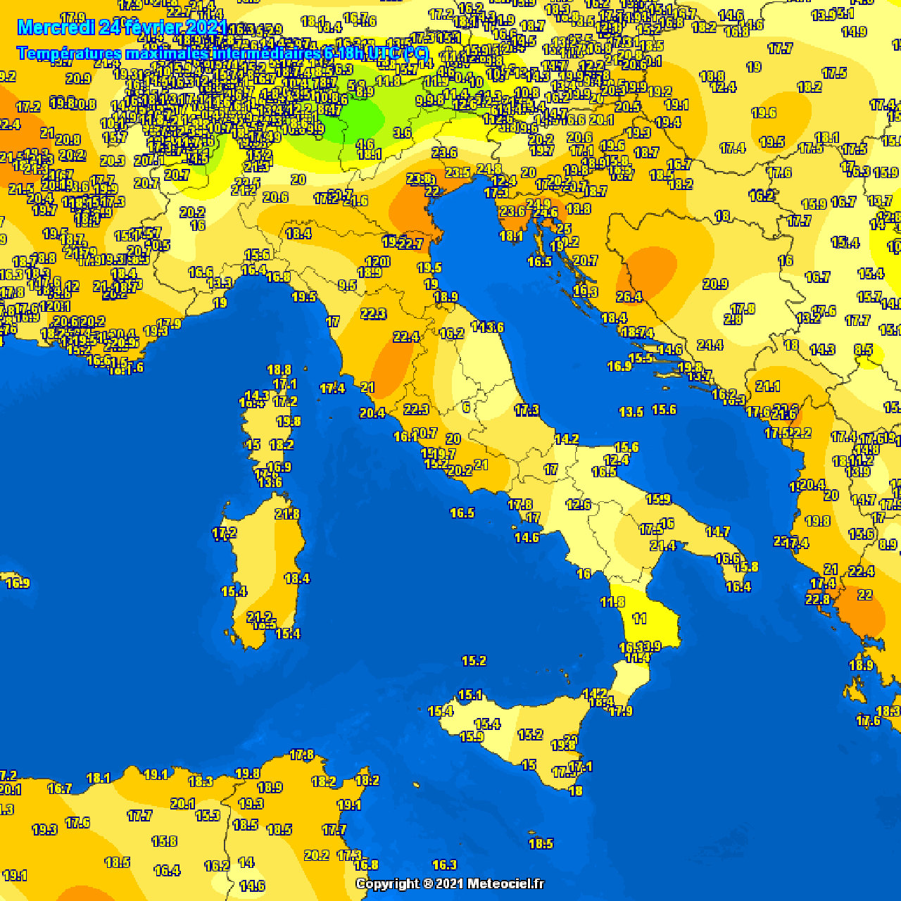 temperature-europa