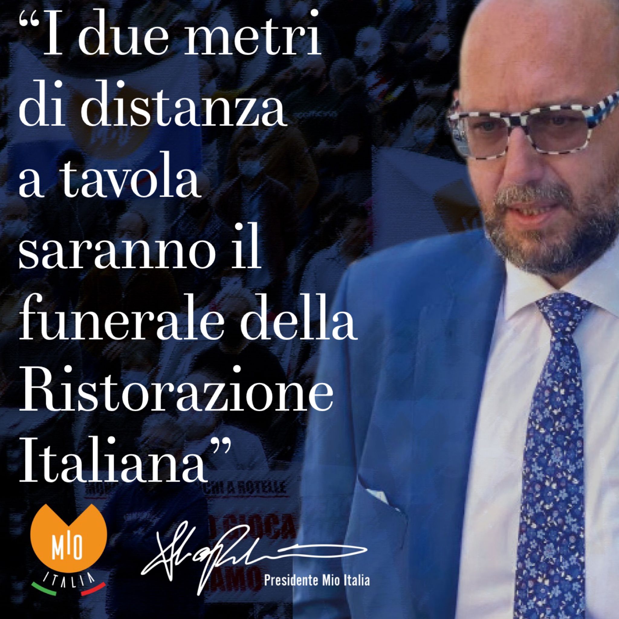 Covid: Bianchini, due metri di distanza al ristorante? È il funerale del comparto dell’ospitalità a tavola
