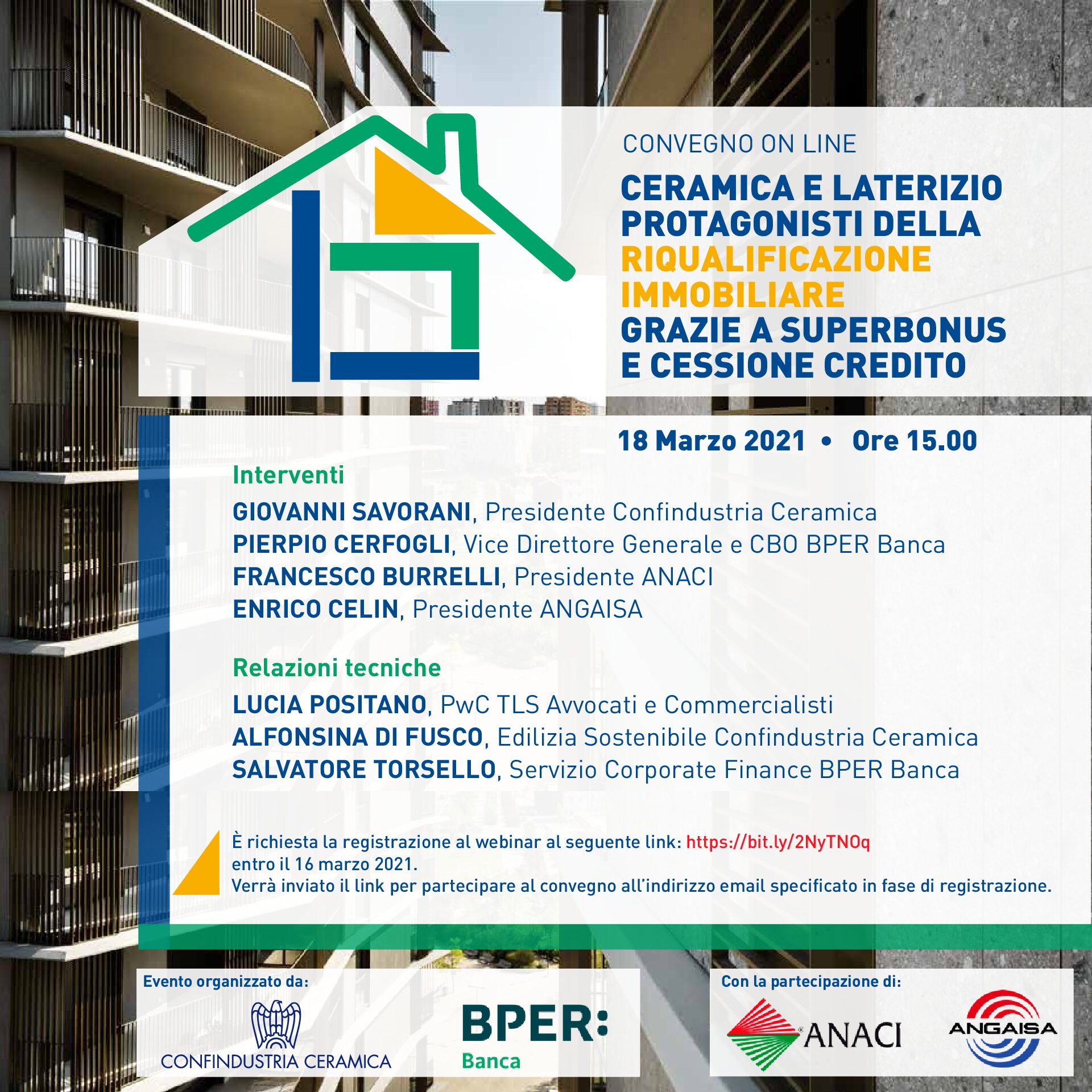 Ceramica e laterizio protagonisti della riqualificazione immobiliare grazie a Superbonus e cessione credito