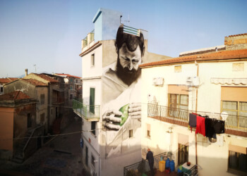 “Perì ‘etz hadar” – Il primo grandioso MURALE di Antonino Perrotta per LAOS – Operazione Street Art