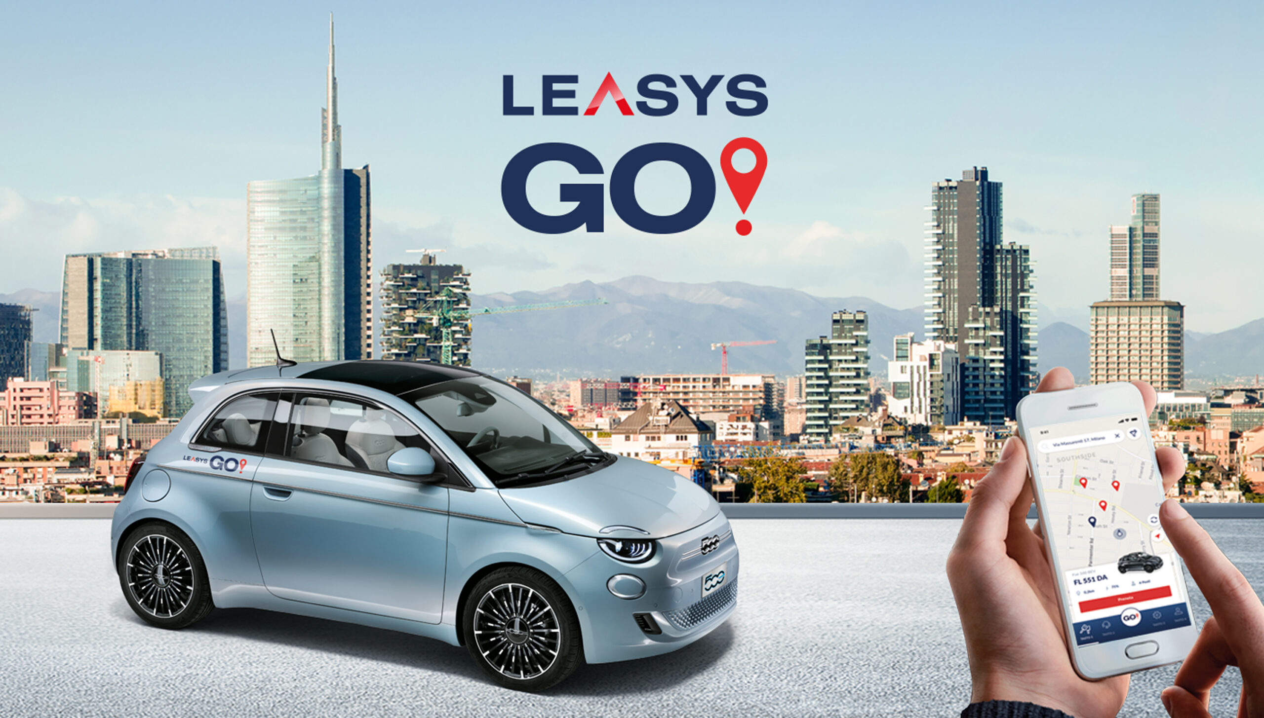 IN ARRIVO A MILANO LEASYSGO!, IL PRIMO CAR SHARING  DEDICATO ALLA NUOVA 500