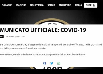 Covid, nel gruppo squadra dello Spezia c’è un altro positivo