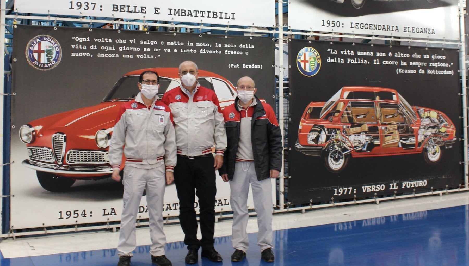 DA RIVEDERE Imparato, nuovo Ceo Alfa Romeo, in visita alle fabbriche