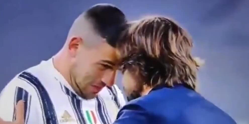 Juve-Lazio, l'esultanza di Demiral e Pirlo scatena i tifosi