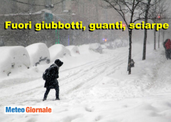 Fuori cappotti, sciarpe, guanti: follie meteo invernali dietro l’angolo