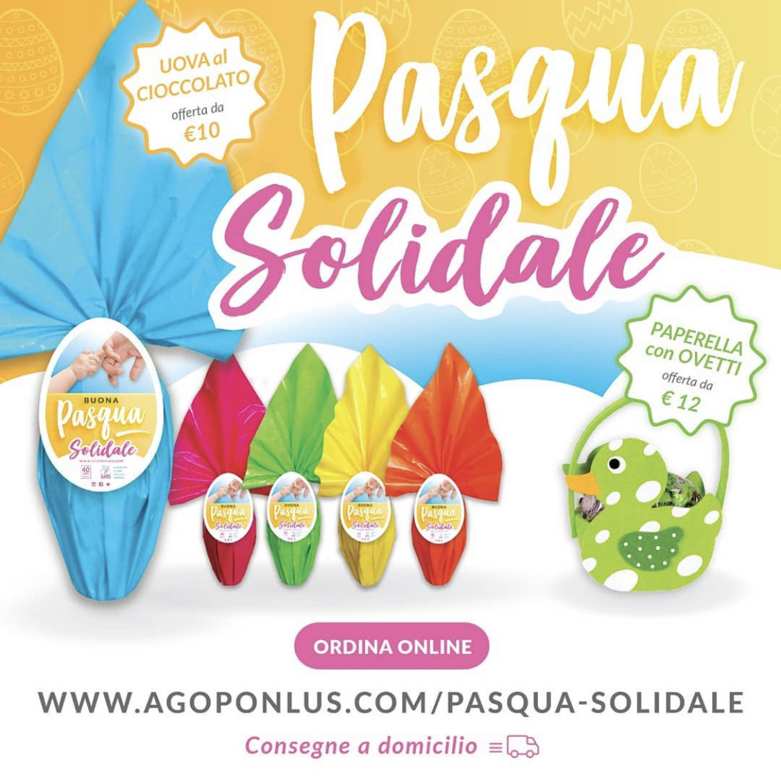 Ritorna la Pasqua solidale dell’AGOP Onlus