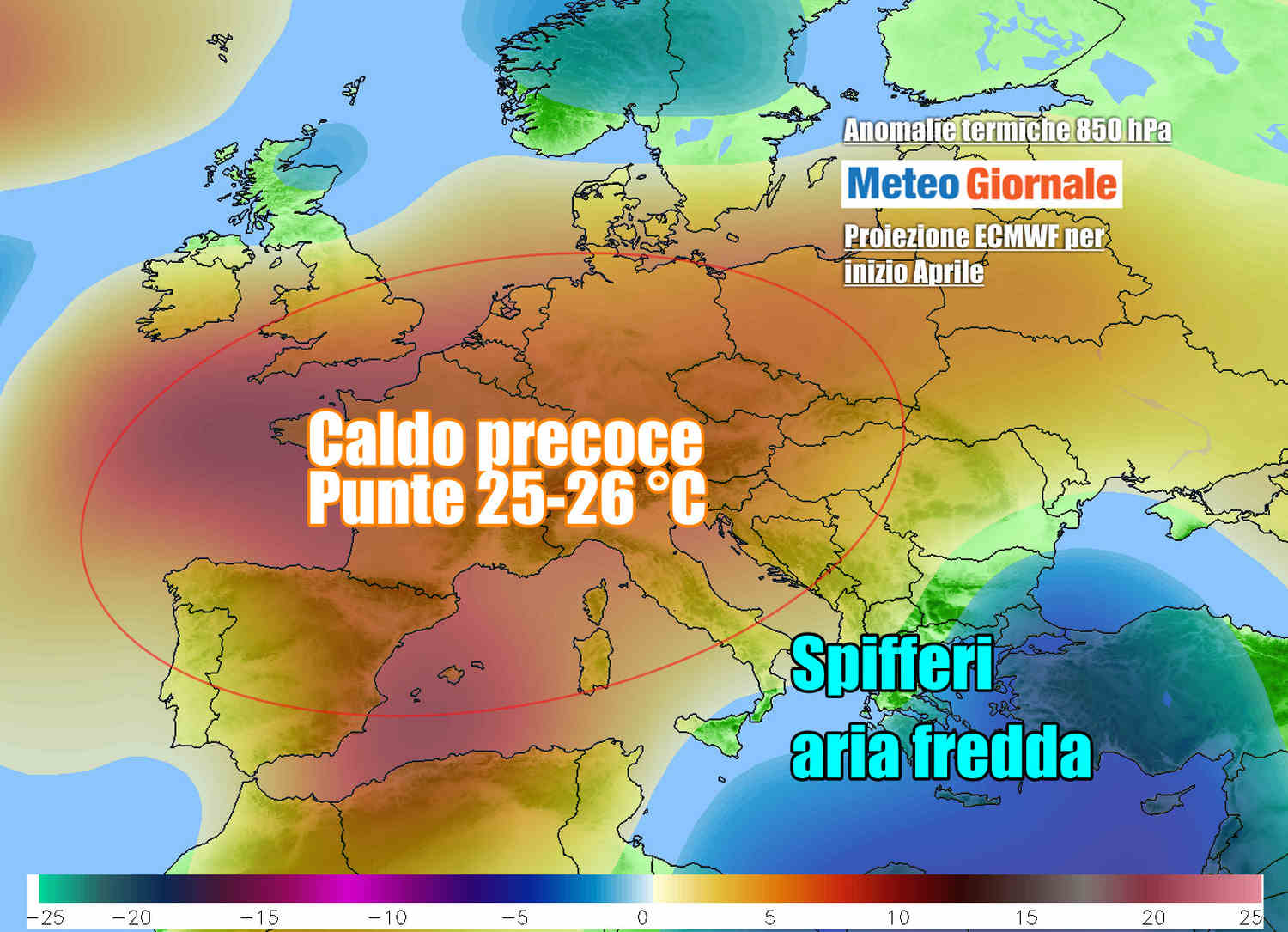 Ondata di caldo all'apice nei prossimi giorni