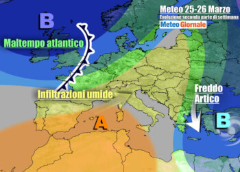 METEO Italia.: STO Inverno e aria di primavera, dopo metà settimana