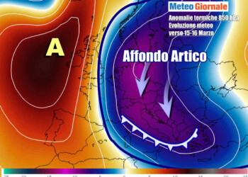 Meteo tendenza metà marzo: ritornano FREDDO e NEVE. Inverno non è finito