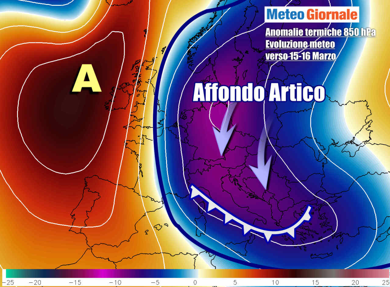 La tendenza per metà marzo