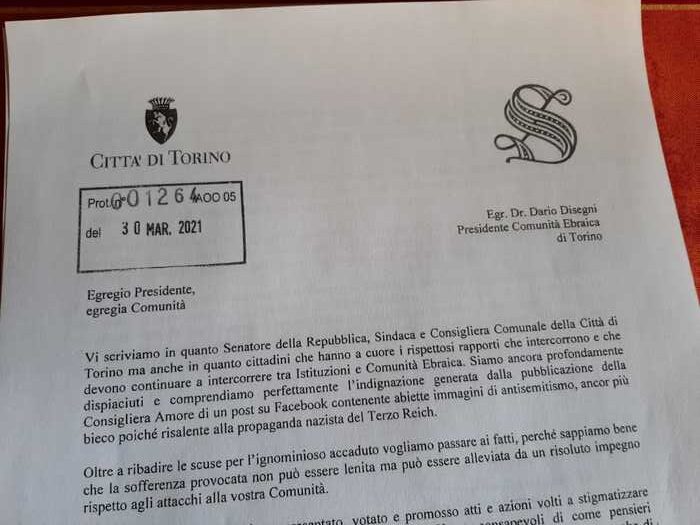 Post antisemita: M5S, a fianco della Comunità Ebraica