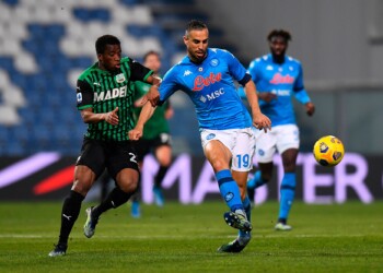 Sassuolo-Napoli 3-3, il tabellino