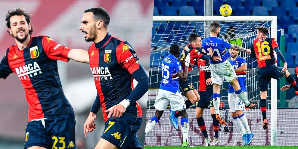 Il derby della difesa: Zappacosta e Tonelli decidono Genoa-Sampdoria