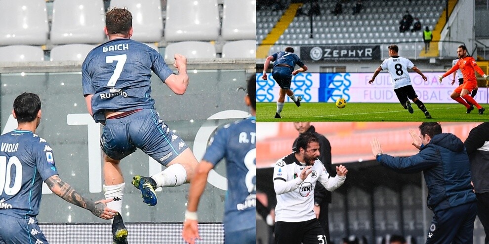 El "Gringo" Gaich si sblocca, Verde pareggia: 1-1 Spezia-Benevento