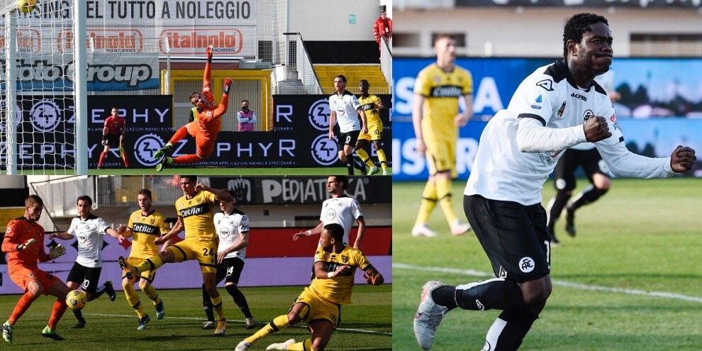 Spezia-Parma, gli eurogol di Karamoh e Hernani annullati da Gyasi