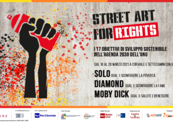 La street Art per l’Agenda ONU 2030 con Moby Dick, DIAMOND E SOLO