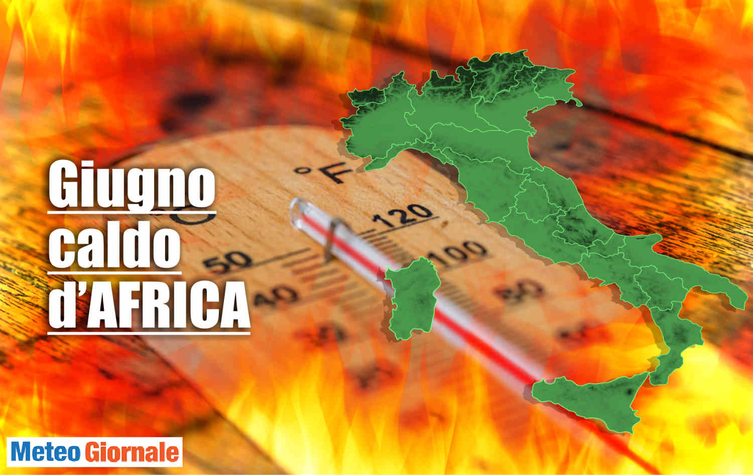 meteo giugno caldo africano