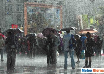 Allerta meteo della Protezione Civile emessa l’11 aprile 2021