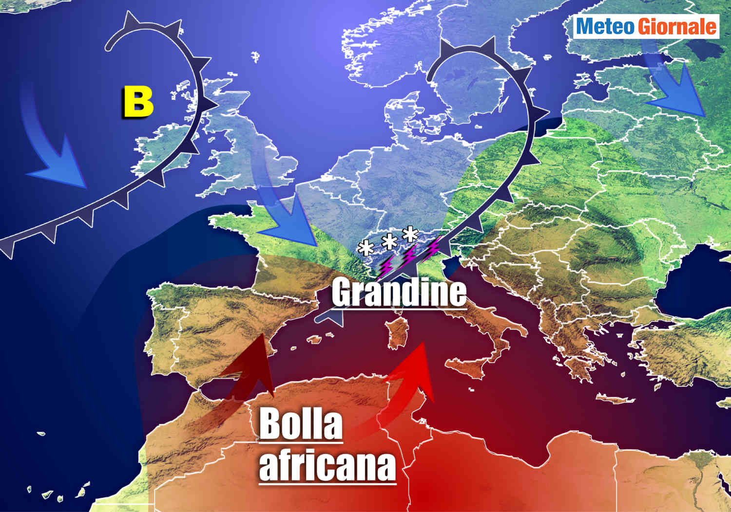 Meteo fortemente instabile.