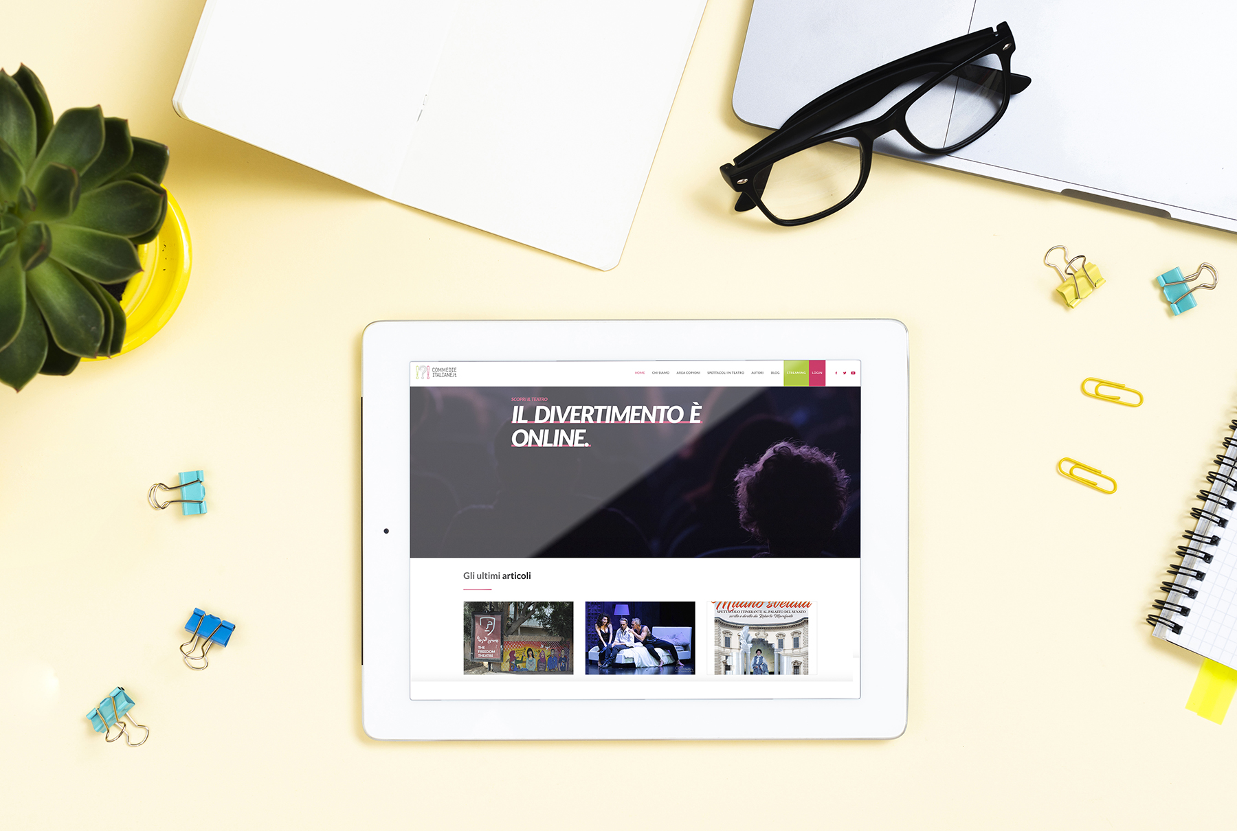 #accorciamoledistanze: il 29 aprile debutta la nuova piattaforma COMMEDIE ITALIANE