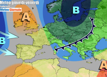 METEO 7 Giorni. Nuova perturbazione all’assalto dell’Italia, novità nel weekend