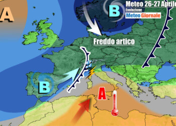 METEO 7 Giorni. Piogge e temporali da lunedì, ma Italia spaccata in due