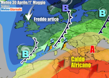 METEO 7 Giorni, tra viavai di PERTURBAZIONI al Centro-Nord e caldo al Sud