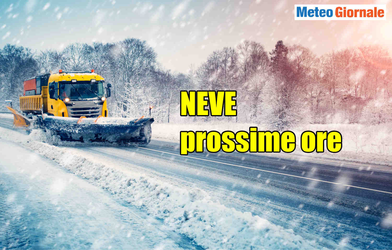 Neve prossime ore.