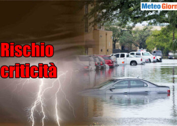 Meteo con PIOGGE eccessive, ALLUVIONI lampo sotto effetto contrasti termici