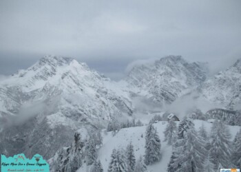 Meteo Dolomiti, nevicate eccezionali. In quota 4 metri di neve