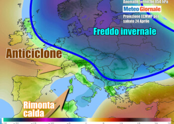 Meteo: FREDDO persisterà su parte d’Europa. I possibili effetti sull’Italia