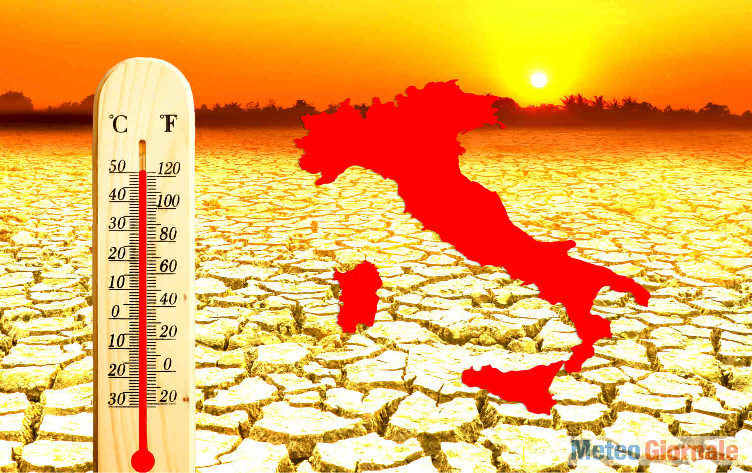 Meteo con caldo senza senso e la siccità.