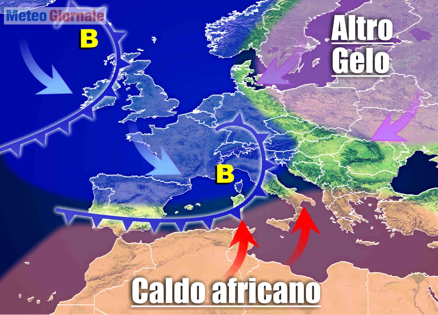 Il meteo verso il 20 aprile, da confermare.