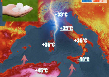 Meteo MAGGIO e l’esplosione di CALDO, ma con TEMPORALI intensi e GRANDINATE