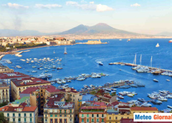 Meteo Napoli, peggioramento da lunedì con rischio di temporali