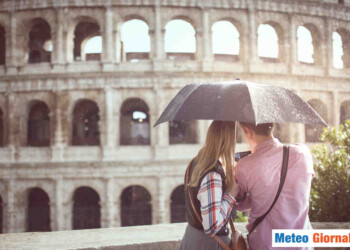 Meteo Roma, piogge frequenti e possibili temporali. Primavera stoppata