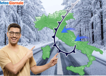METEO, verso freddo da record. Neve in pianura e sulle coste