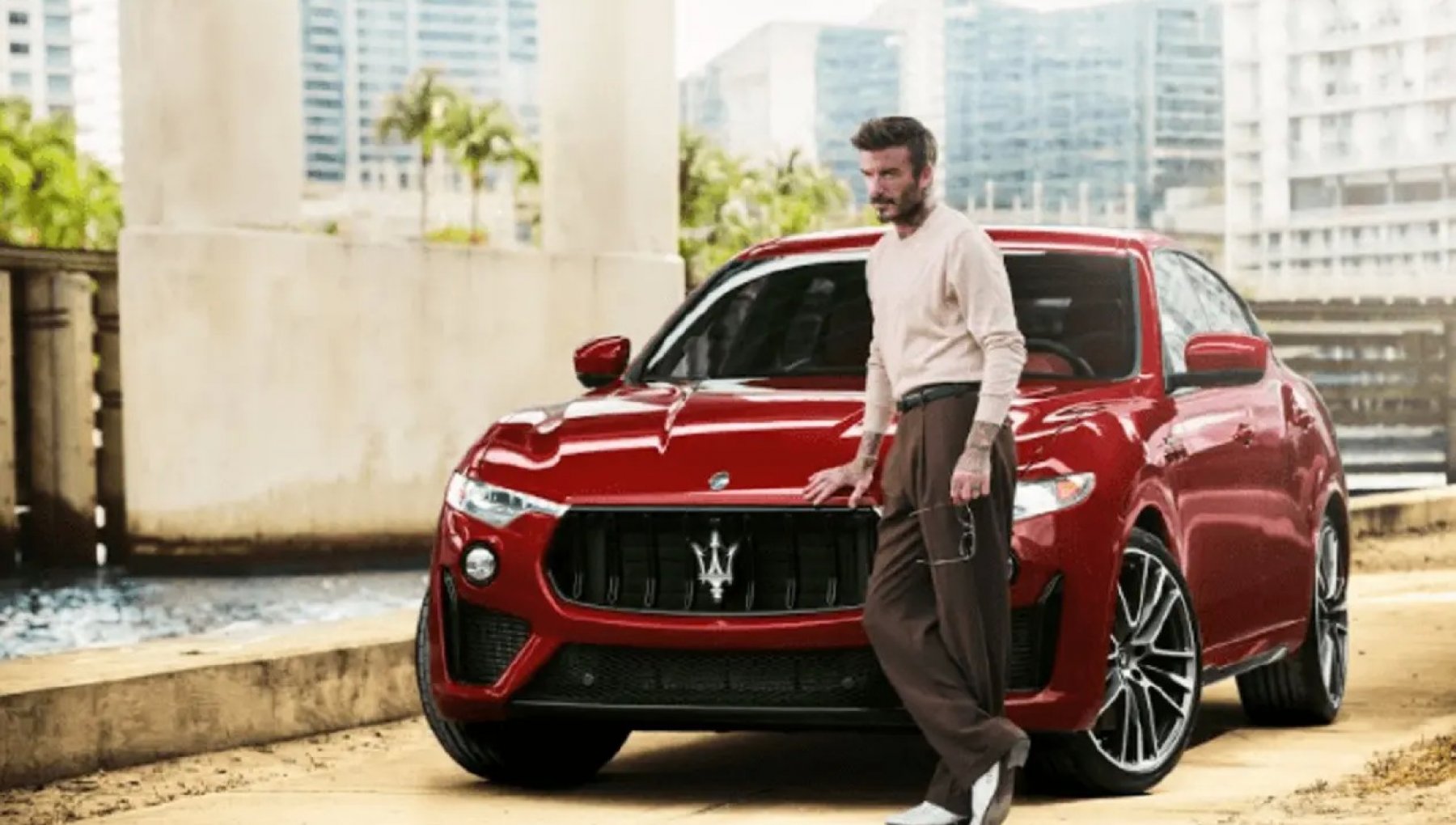 Passione Maserati, Beckham scende in campo