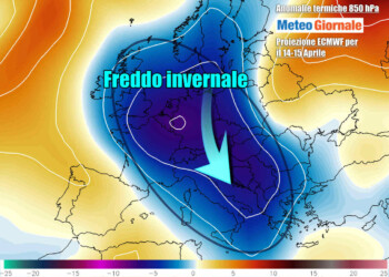 Primavera indietro tutta: ancora FREDDO in arrivo e durerà svariati giorni