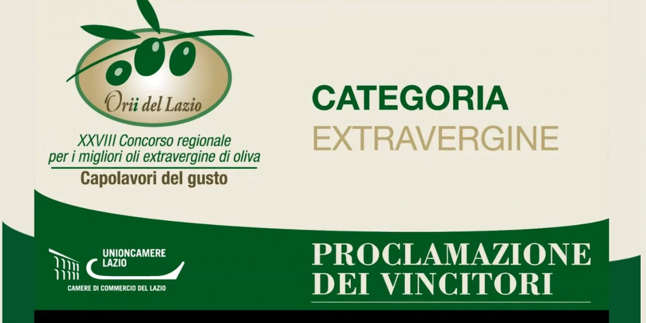 PROCLAMATE LE ECCELLENZE DELLA PRODUZIONE OLIVICOLA LAZIALE