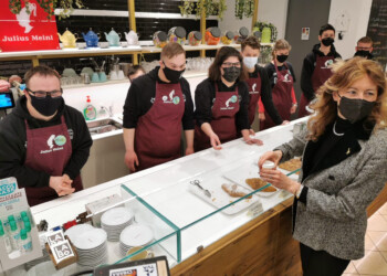 Il Ministro per le Disabilità in visita al Sanga-Bar: “Eccellenza per il collocamento mirato delle persone con disabilità”