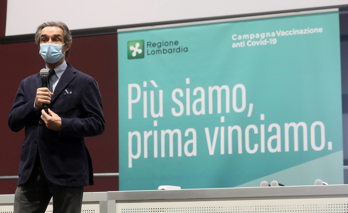 Vaccini: Fontana, portale Poste operativo da domani