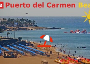 Webcam Live da Lanzarote, Puerto del Carmen Beach